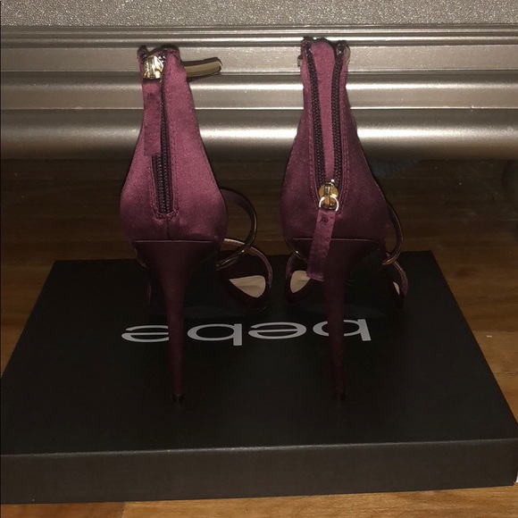 Bebe burgundy heels - Picture 4 of 4